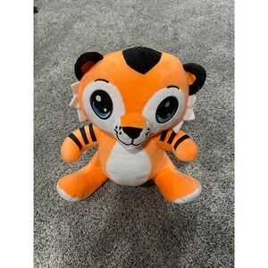 BMI Merchandise Orange Tiger Plush Stuffed Animal Blue Eyes Toy